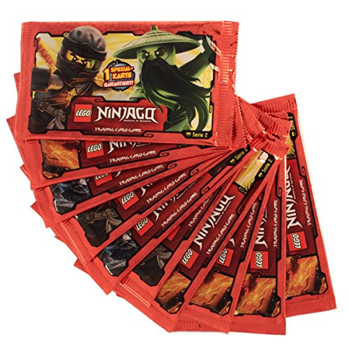 10 Booster LEGO Ninjago Cartes Serie 2 – 10 boosters avec 5 Cartes dans chacun