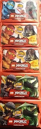 5 Paquet de 5 Cartes à collectionner 5 Booster LEGO Ninjago Serie 2 –