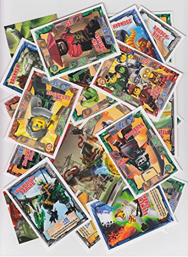 LEGO NINJAGO 2 (Série 2) – lot de 50 cartes+ BONUS spéciale- édition Allemande