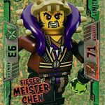 Lego Ninjago Serie 2 Fieser Meister Chen le 15 édition limitée Trading Card Game neuf