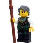 LEGO® Ninjago Minifigure - Cole Zukin Robe (Black Ninja) with Dual Gold Jagged Blades (70747)