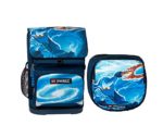 Ninjago Jay Ensemble deux pièces cartable et boîte 37 x 26 x 18 cm