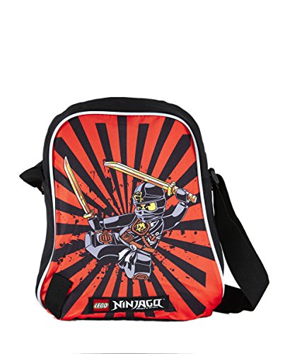 Lego sac Ninjago Kai Sac bandoulière, 27 cm, 2 litres, Rouge