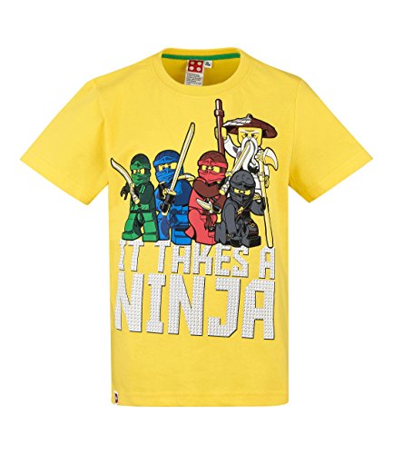 Lego Ninjago Garçon Tee-Shirt – Jaune