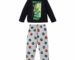 Lego- Pyjama Long Enfant garçon Ninjago ‘I’m a Ninja Noir/Gris de 4 à 10ans