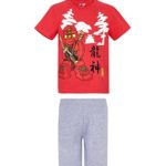 Lego Ninjago Garçon Pyjama Court - Rouge