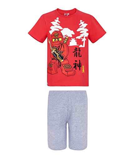 Lego Ninjago Garçon Pyjama Court – Rouge