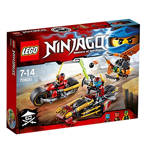 La poursuite en moto des Ninja- 70600 – LEGO NINJAGO – Jeu de Construction