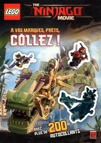 200 autocollants LEGO NINJAGO MOVIE A vos marques, prêts, collez (Stickers)