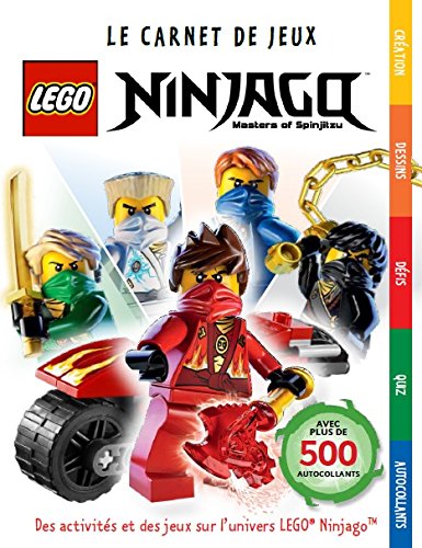 LEGO Ninjago : Le Carnet de jeux  30 activités et 500 autocollants