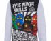 Lego Ninjago Tee-Shirt Manches Longues, Gris