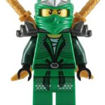 Lloyd ZX (Green Ninja) avec Dual Gold Swords - LEGO Ninjago Minifigure
