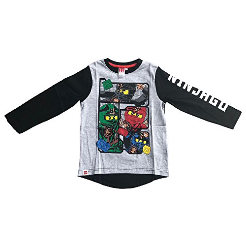 lego ninjago Tee-Shirt Manches Longues 4/6/8/10 Ans