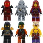 LEGO Ninjago 6er Set Figurines ultimate 3 - Cole Clouse Ronin Scout Krait Bucko et 12 GALAXYARMS épées