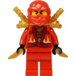 LEGO® Ninjago: Kai Minifig (Red Ninja) with Two Gold Swords - Limited Edition 2015