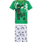 Lego Ninjago Garçon Pyjama Court - Vert