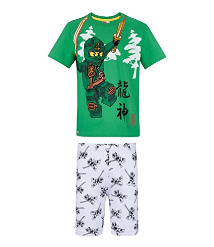 Lego Ninjago Garçon Pyjama Court – Vert