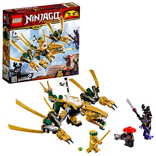LEGO NINJAGO – Le dragon d’or – 70666 – Jeu de construction