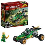 LEGO NINJAGO, Legacy Le buggy de la jungle, Voiture avec figurine de Lloyd, Set de construction, Le Tournoi des Éléments, 112 pièces, 71700