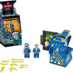 LEGO NINJAGO, Avatar Jay - Capsule Arcade, Set de jeu portatif, Jouets de collection Prime Empire Ninja pour enfants, 104 pièces, 71715
