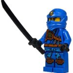 LEGO® Ninjago: Jay (blue ninja) Minifigure with Katana (sword) 2015 version - Zukin