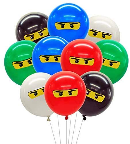 Ballons Ninjago, Décoration Fête d’Anniversaire, Paquet de 30