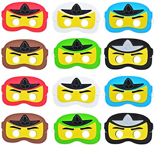 12 Masques Lego Ninjago