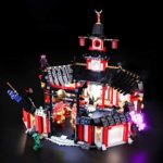 BRIKSMAX Kit de LED pour Lego Ninjago Le monastère de Spinjitzu,Compatible avec la Maquette Lego 70670, La Maquette de Construction n'est Pas Incluse