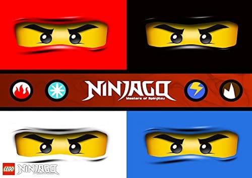 Feuille Comestible A4 Azyme Lego Ninjago