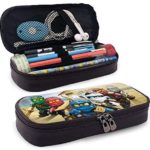 Yuantaicuifeng Ninjago Sacs à Crayons Grande capacité, Sacs à cosmétiques pour Les écoles de Jeunes, Sacs d'école, boîtes de Rangement, Papeterie étudiant Noir