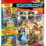 Top Media 180316 Lego Ninjago Série IV Lot de démarrage Comprenant 1 livret de Cartes d'or limitées et Carte XXL Multicolore