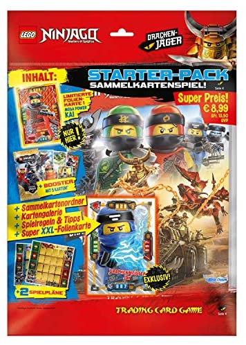 Lot de démarrage avec 1 livret de Cartes d’or limitées et Carte XXL Lego Ninjago Série IV