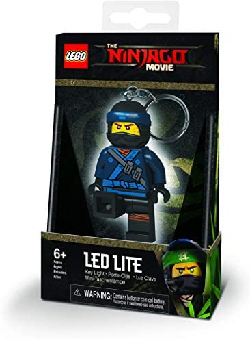 IQ Lego- Porte-clé Lumineux Ninjago Jay, LGKE108J