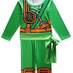 Thombase Ninja Warrior Déguisement Costume pour Le Cosplay des Enfants garçons et Dress Up Party Clotrhes avec Arme