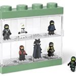 Lego Minifigure 8 Compartment Display Case, Sand Green (Ninjago)