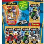 Top Media 180323 Lego Ninjago Serie IV Lot de 5 boosters et Carte en Or limitée Multicolore