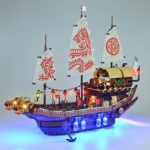 TETAKE Kit de LED Éclairage Jeu De Lumières pour Lego Ninjago - Le QG des Ninjas 70618 (Lego Modèle Non Incluse)