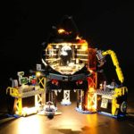 LIGHTAILING Jeu De Lumières pour (Ninjago Le Repaire Volcanique de Garmadon) Modèle en Blocs De Construction - Kit De Lumière A LED Compatible avec Lego 70631(Ne Figurant Pas sur Le Modèle)