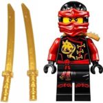 LEGO Ninjago Minifigure Kai Skybound with 2 Katana from Set 70591 70605