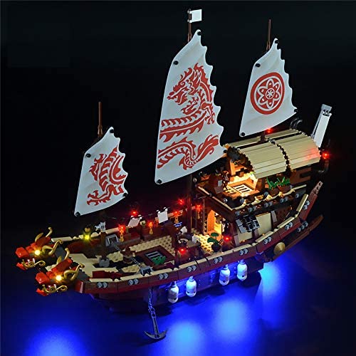 Kit de Lumière LED pour Lego 70618 Ninjago Le QG des Ninjas