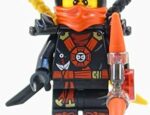 LEGO® Ninjago: Deepstone Kai Ninja Minifigure Red Aeroblade Swords