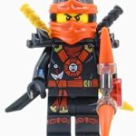 LEGO® Ninjago: Deepstone Kai Ninja Minifigure Red Aeroblade Swords