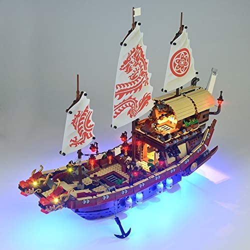 Kit d’éclairage LED pour le bateau volant Ninjago 70618