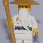 LEGO Ninjago: Minifigur Master Wu / Sensei Wu with staff ( 70596 ) RARE VERSION