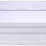 MIMIEYES Vitrine en Acrylique Perspex (25,4 x 14,5 x 13,5 cm) Anti-poussière avec Base pour Mini-Figurines (Blanc)