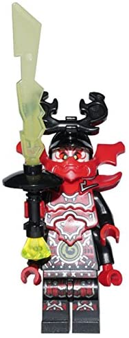 Ninjago Lego Minifigur General Kozu with Weapon (Out of Set 70596) Rare New