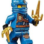 LEGO Ninjago Minifigure - Jay Zukin Robe Jungle Blue Ninja with Dual Gold Sai (70749) by LEGO