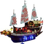 QZPM USB Light Set Compatible avec Lego 70618 Ninjago Movie Destiny's Bounty, LED Kit pour Les Blocs De Bâtiments (Lego Non Inclus)