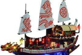 Kit lumières LED compatible avec Lego 70618 Ninjago Movie Destiny’s Bounty