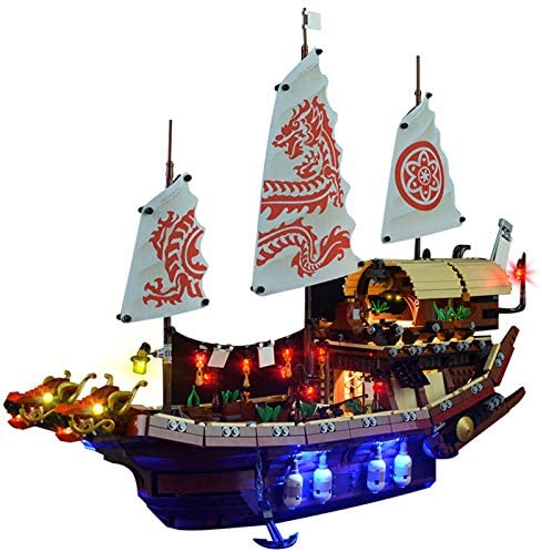 Kit lumières LED compatible avec Lego 70618 Ninjago Movie Destiny’s Bounty